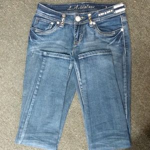 La Idol skinny jeans 28"x31.5"